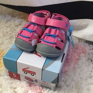 See Kai Run - hot pink sandals size 5